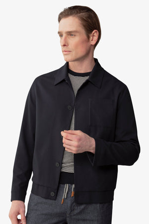 Giubbino corto armaturato navy