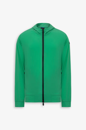 Giubbino modello felpa full zip DNJ verde
