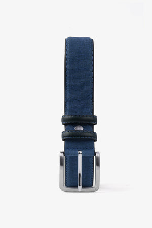 Cintura effetto fiammato denim
