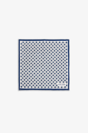 Pochette fantasia fiorellino bianca